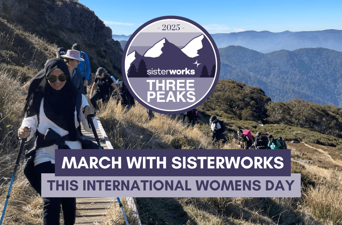 March with SisterWorks this International Women's Day