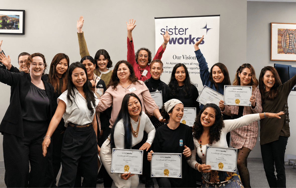 Help more women access pathways to work banner