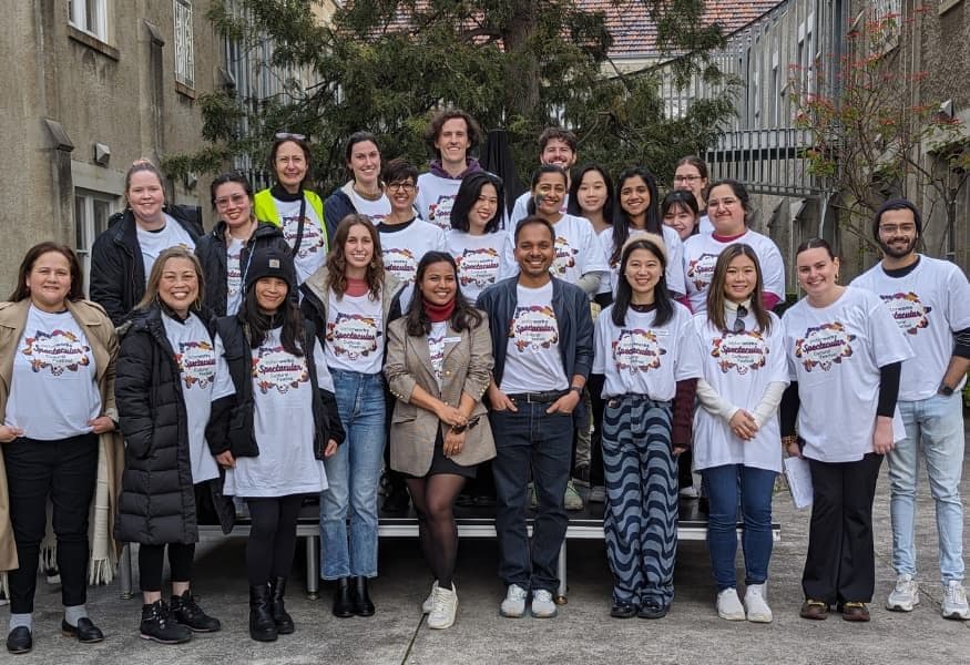 SisterWorks team celebrating 10 years of success at the SisterWorks Spectacular.